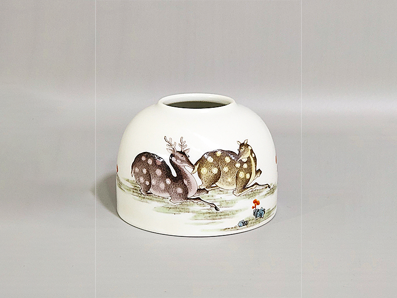 清代雍正福禄水盂