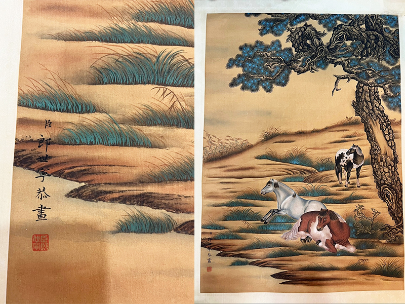 清 朗世宁马道功成