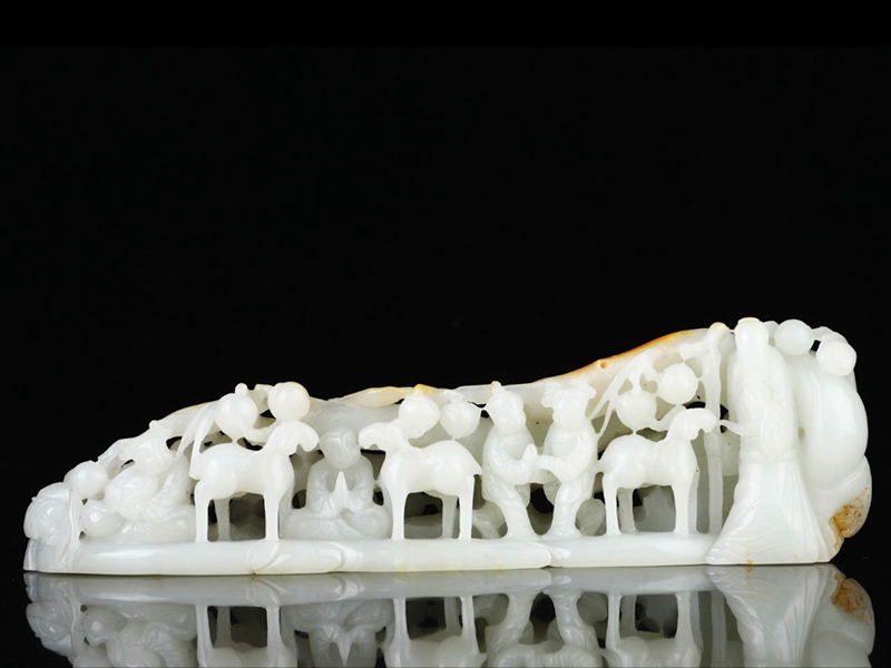 清 和田玉丝绸之路