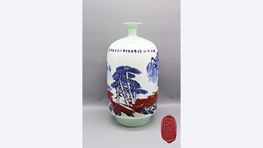 瓷上圣山，艺术瑰宝——黄美尧《圣山永新》震撼上拍！