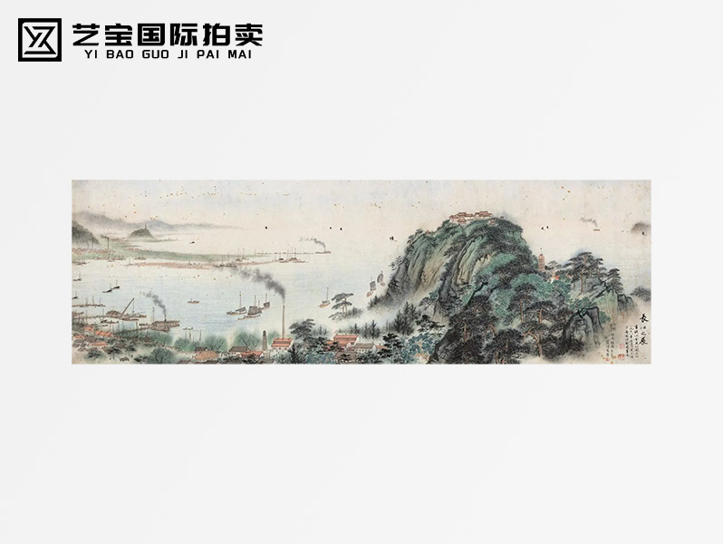 现代 宋文治 长江之晨