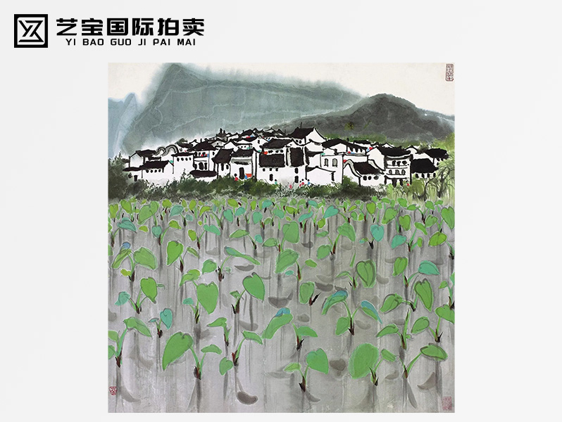 现代 吴冠中 春苗