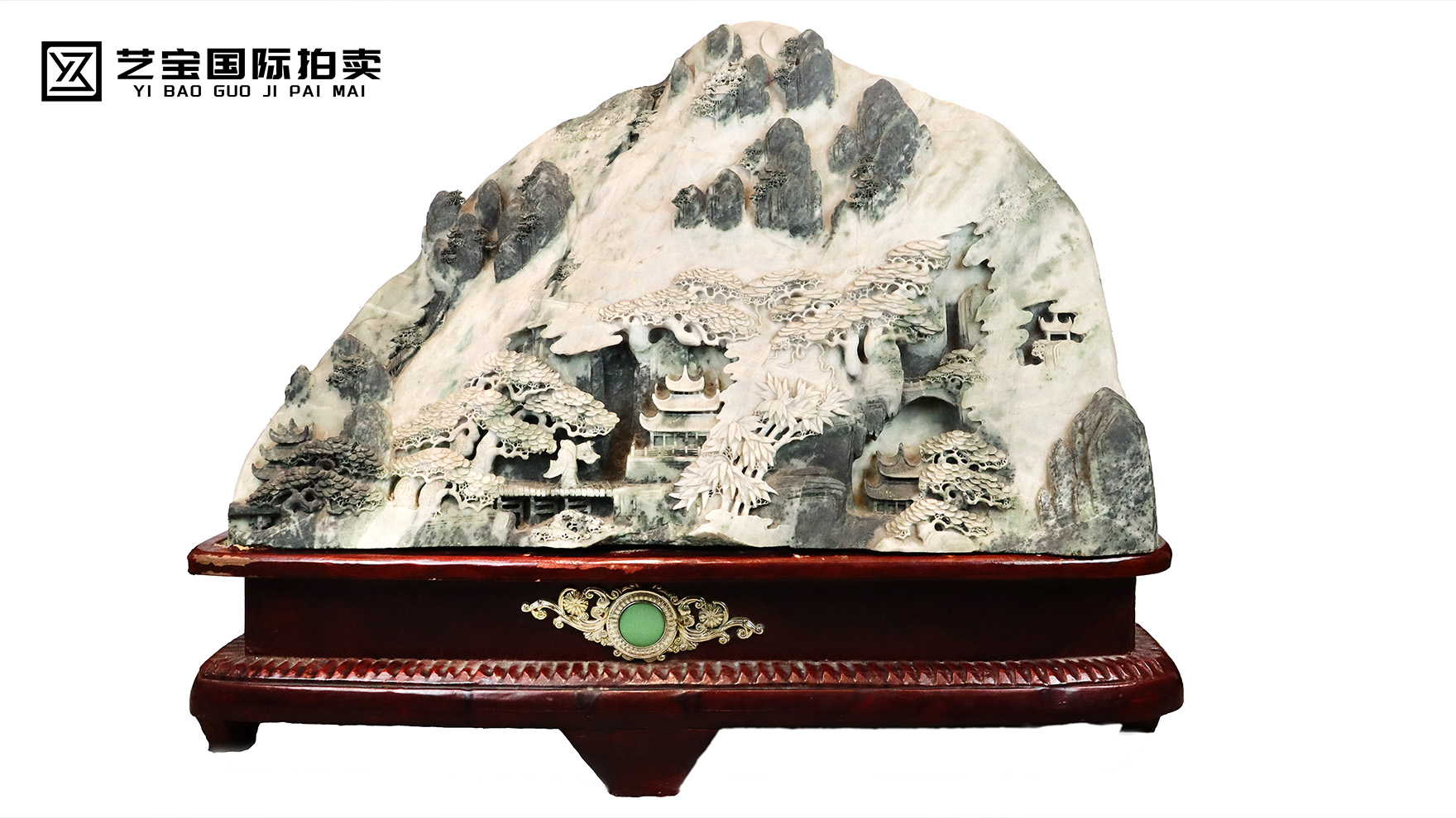 邂逅独山玉山水摆件，私藏一方天地