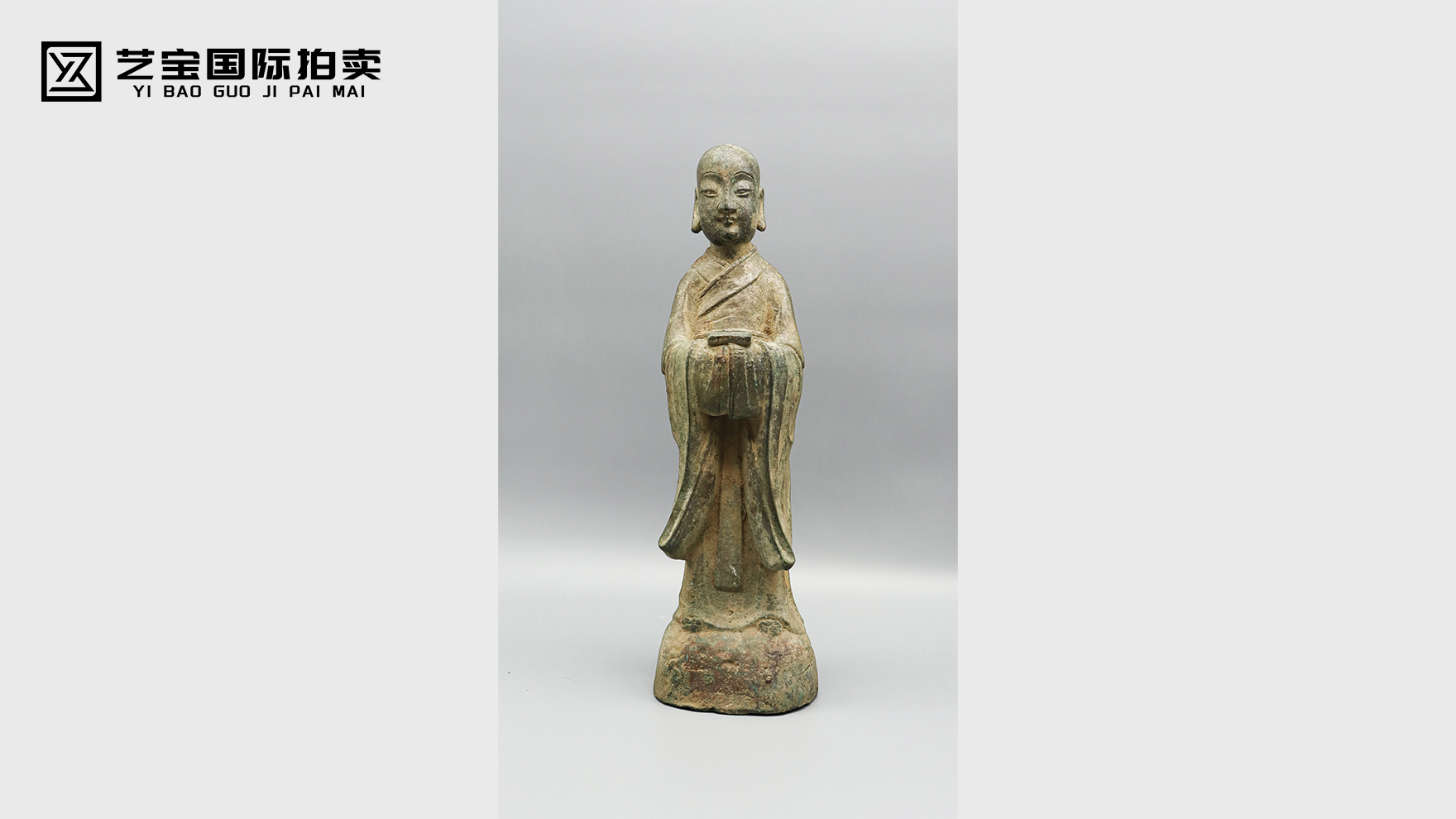 北魏风格阿难尊者铜佛像：穿越千年的信仰与工艺杰作