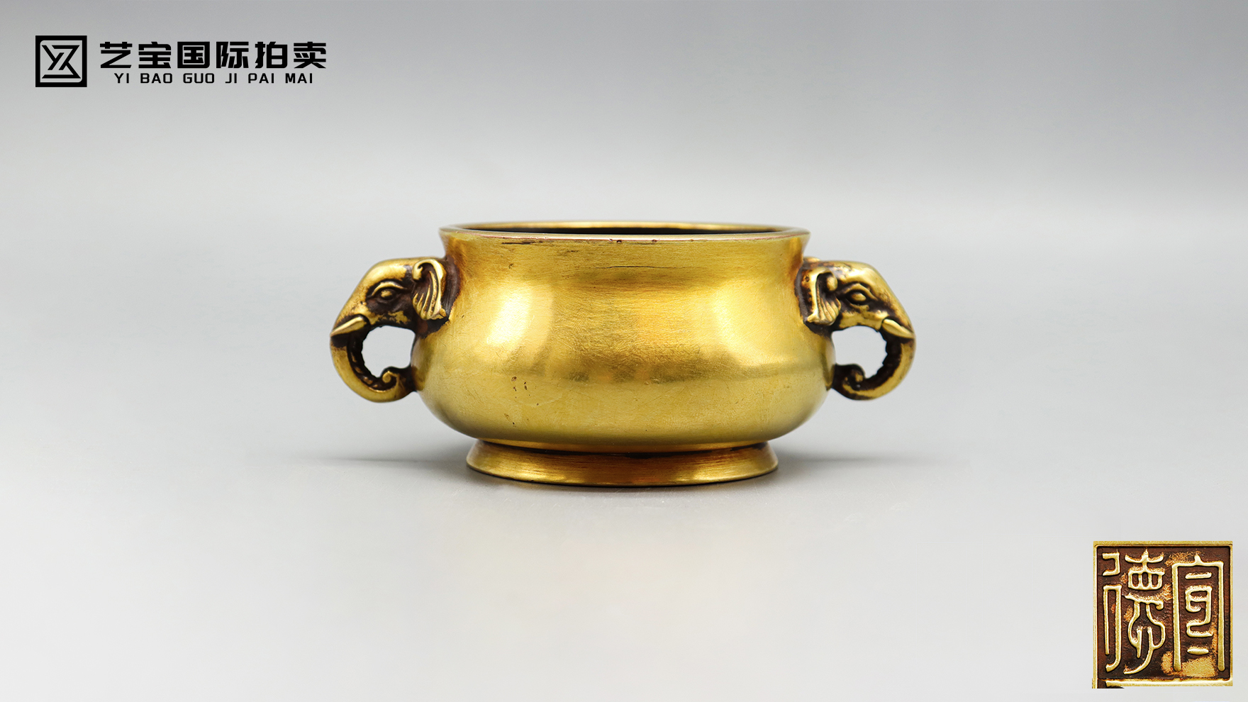 铜鎏金象耳香炉：跨越时空的金铜雅韵，典藏级的香道艺术臻品