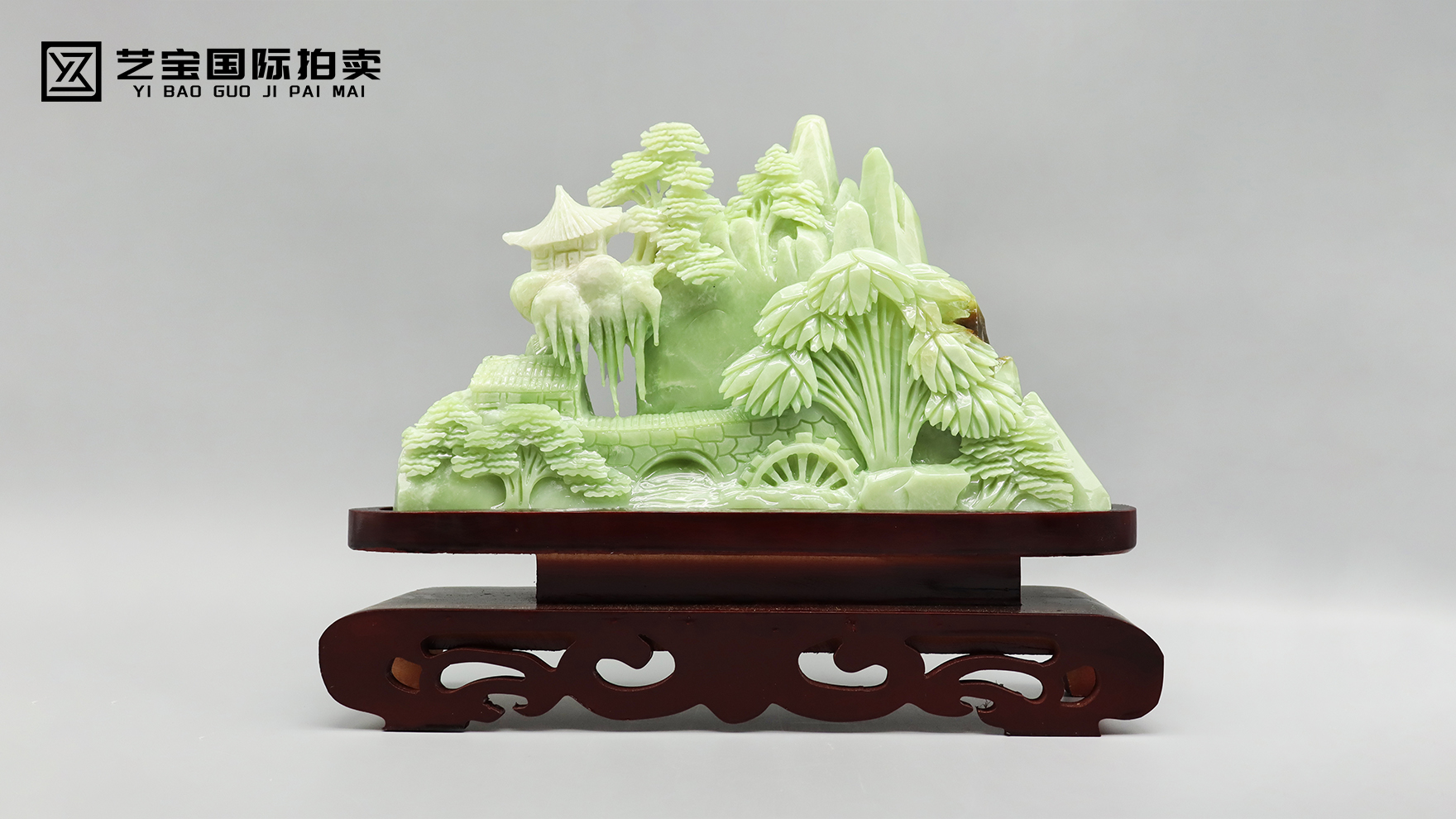 【岫岩凝翠・林泉雅筑】岫玉山水雕件 案头珍赏专场呈献
