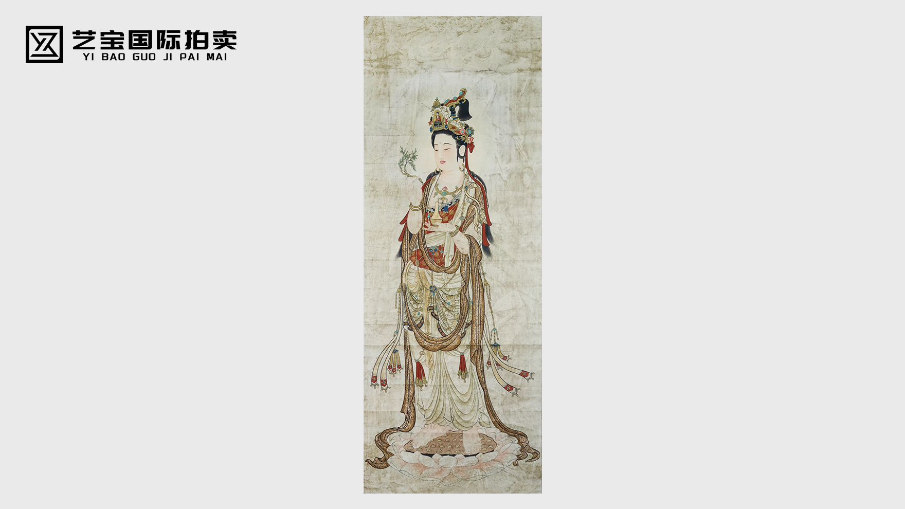 张大千观音造像：工笔精魂与收藏传奇的交汇