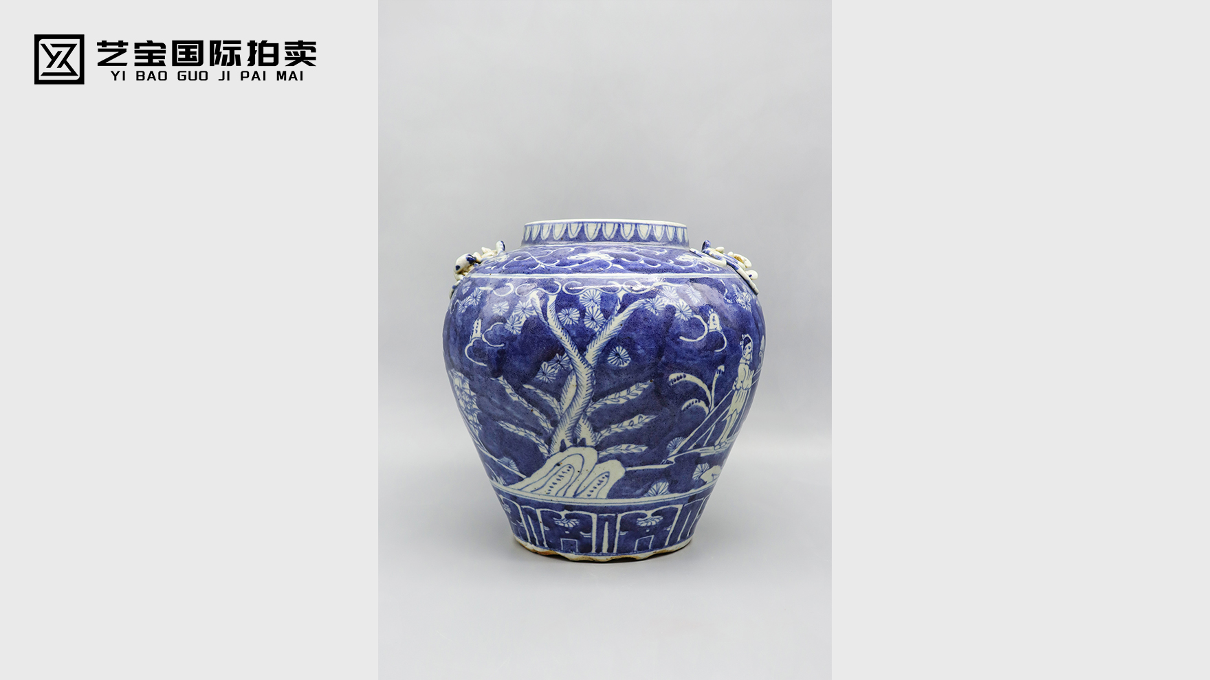 千年青花一罐藏，元韵风华待君赏 —— 元青花双耳人物故事罐