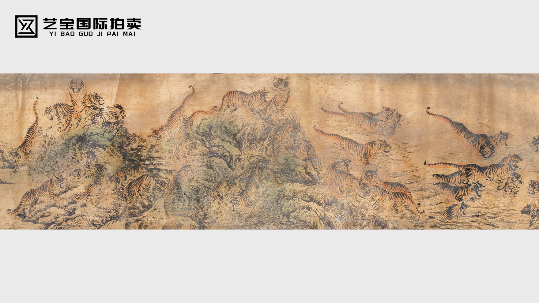 墨韵藏威，百虎呈祥——江南居士张择款《百虎图》传世珍品鉴赏