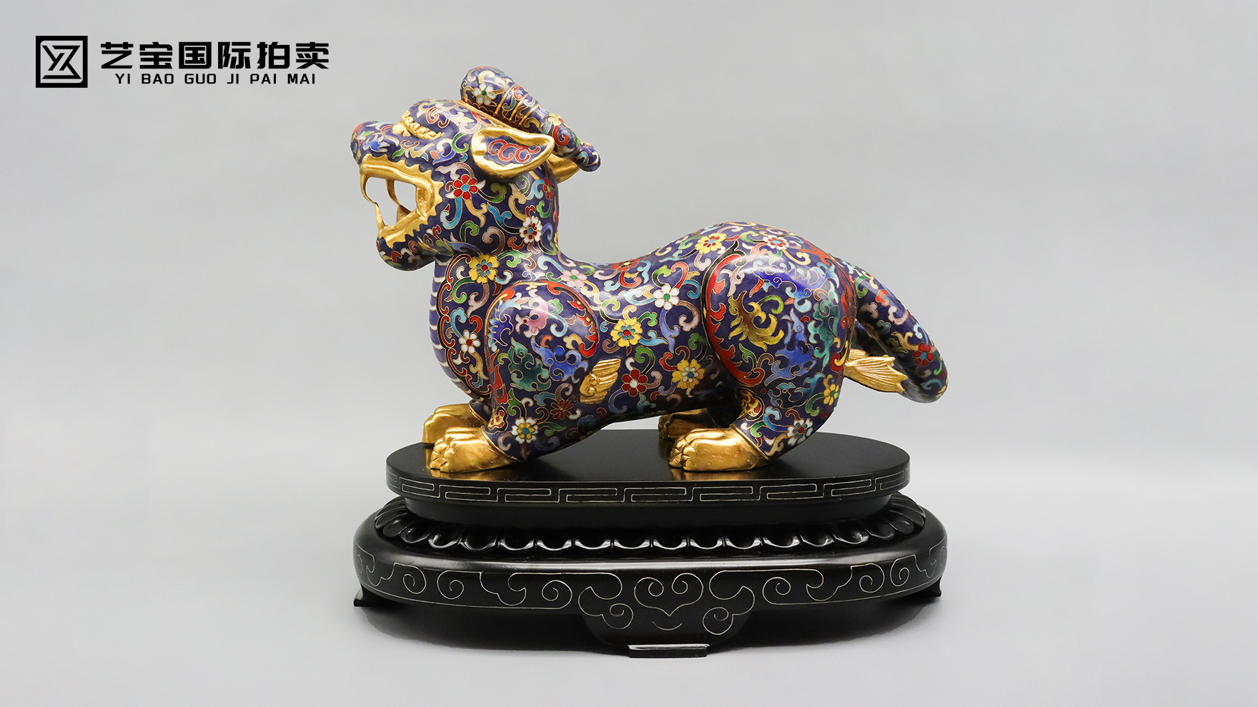 张同禄 景泰蓝貔貅：金丝彩釉里的瑞兽祥光