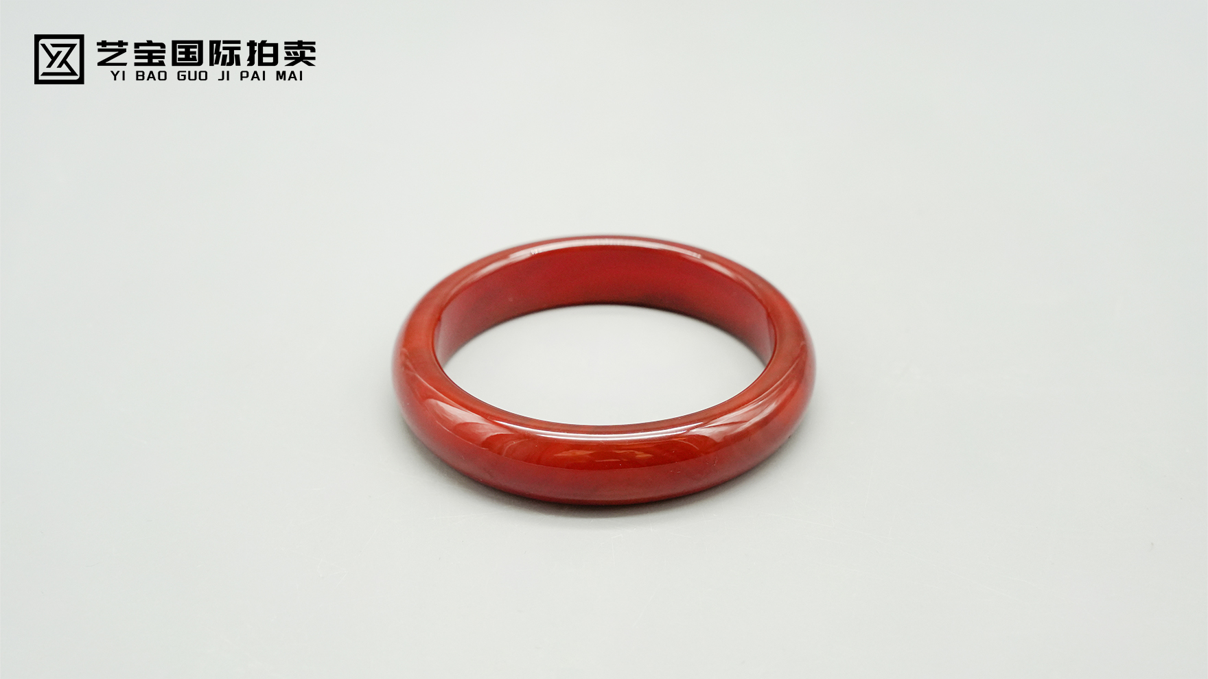 天然柿子红南红玛瑙手镯 东方赤玉的鸿运传承