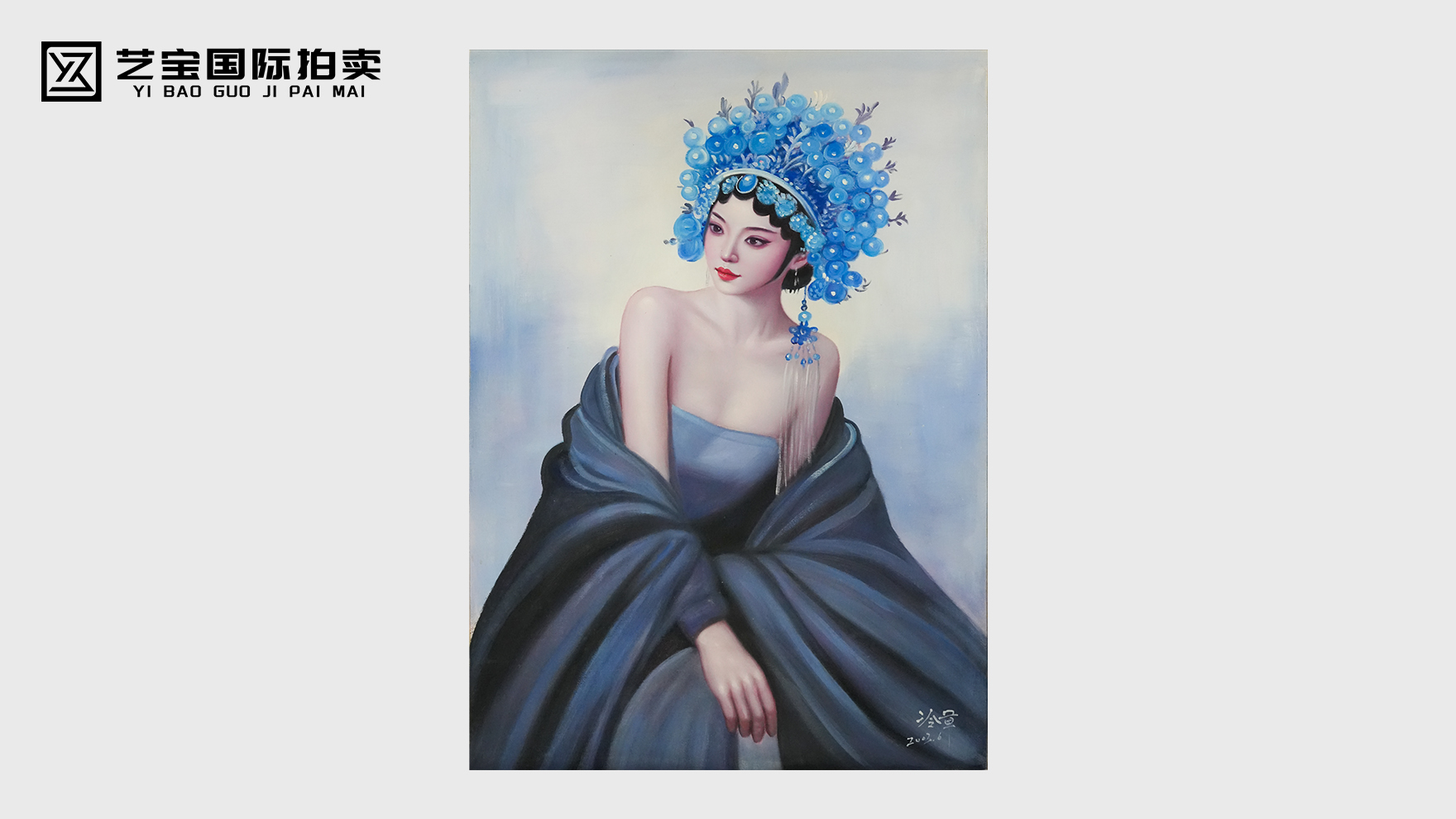 冷军《少女图》：超写实与东方美学的交融之美