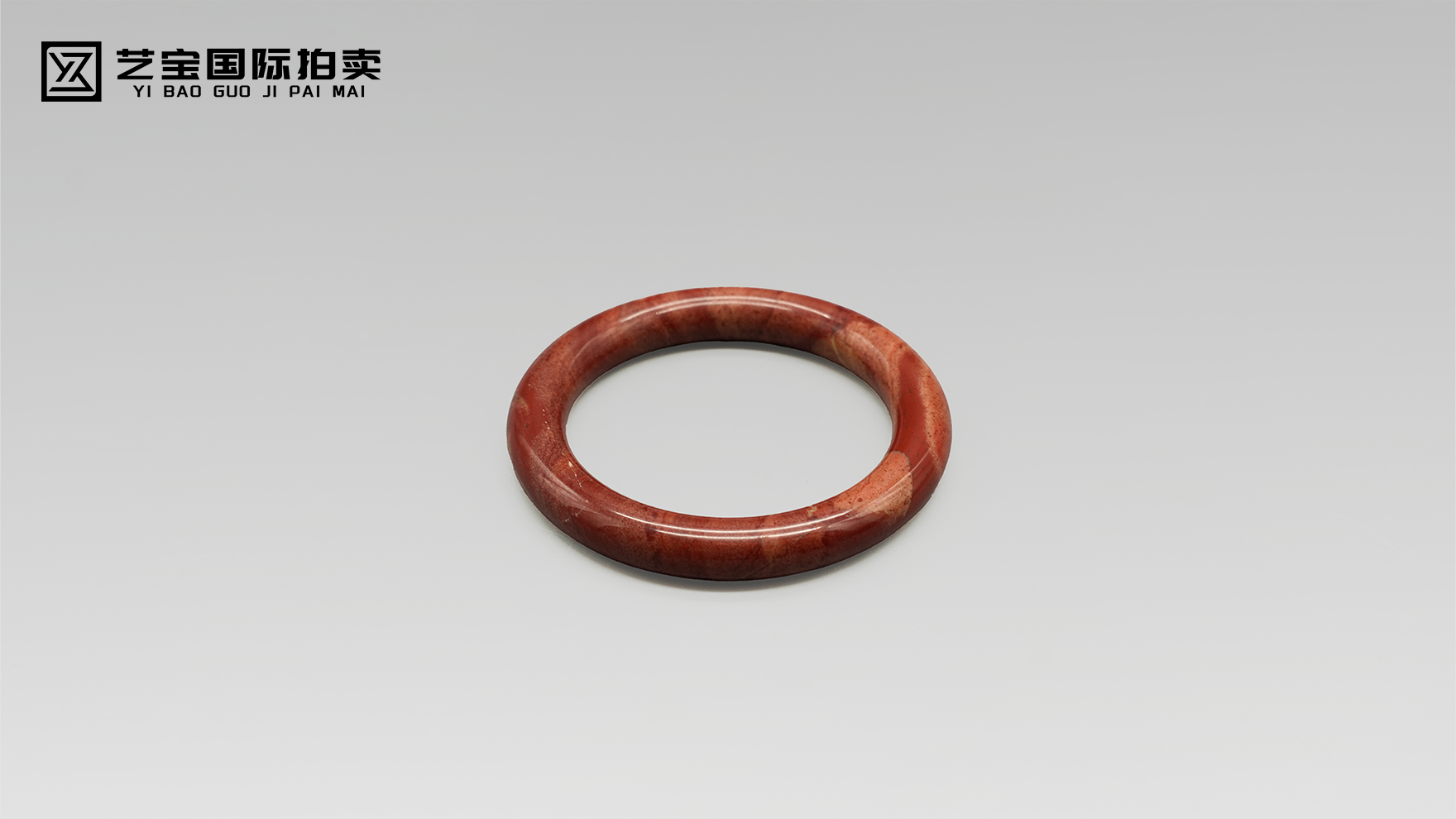 丹砂凝瑞・昌化大红袍鸡血玉手镯