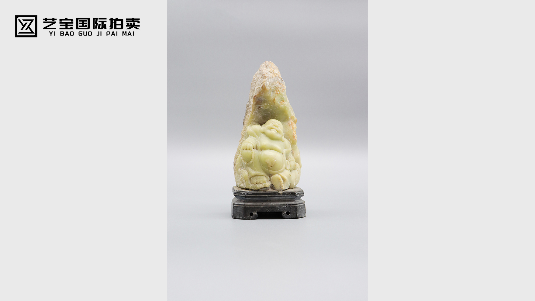 欢喜佛山子雕件