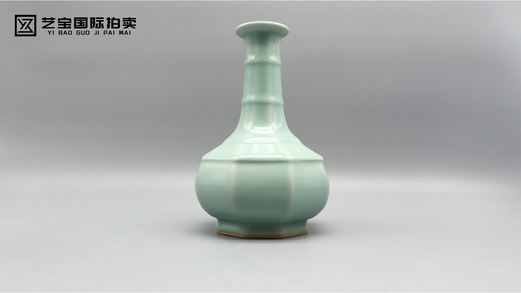 天青竹八方竹节瓶