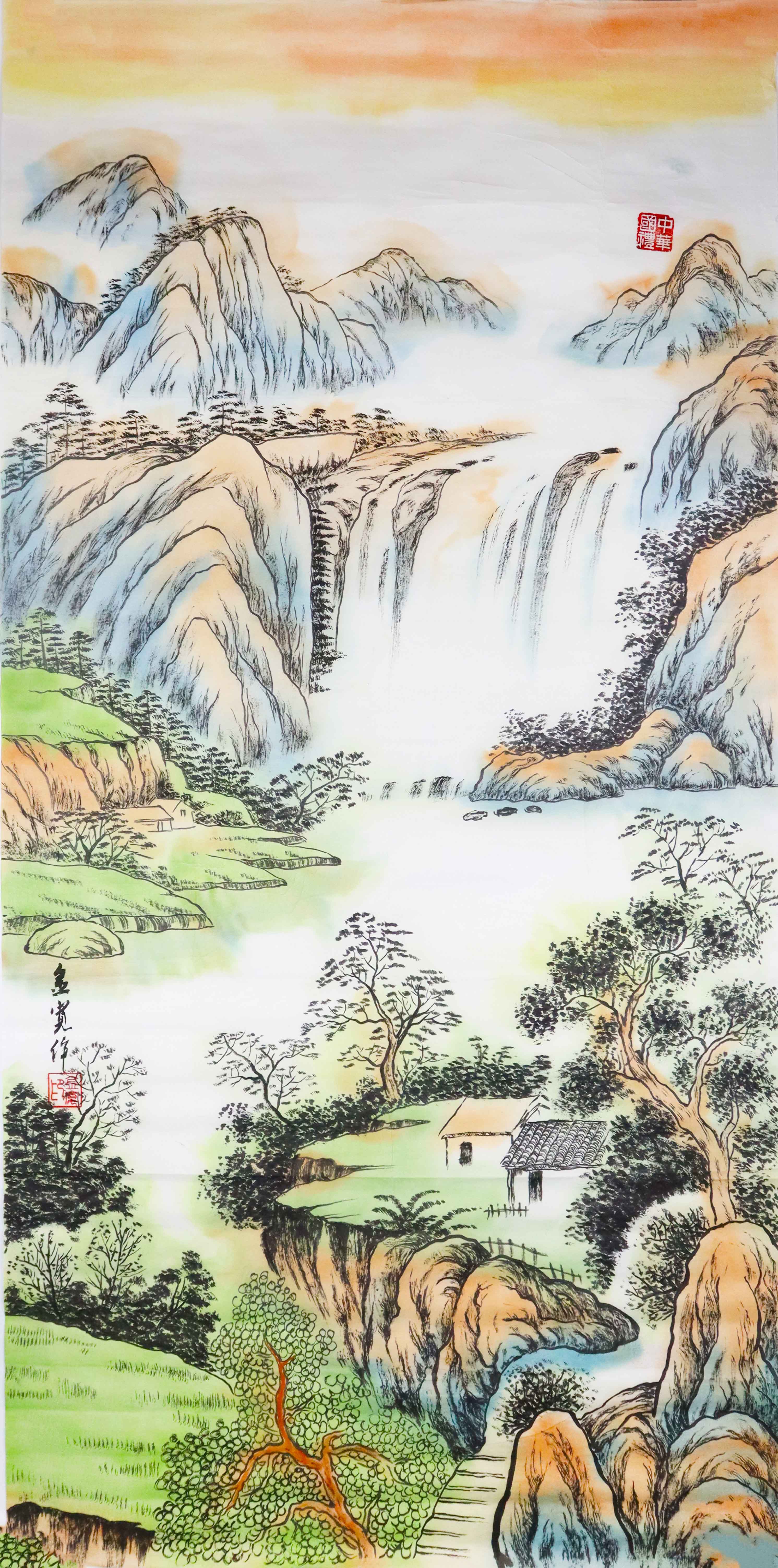 现代 爱新觉罗金宽 山水图 精品场.jpg