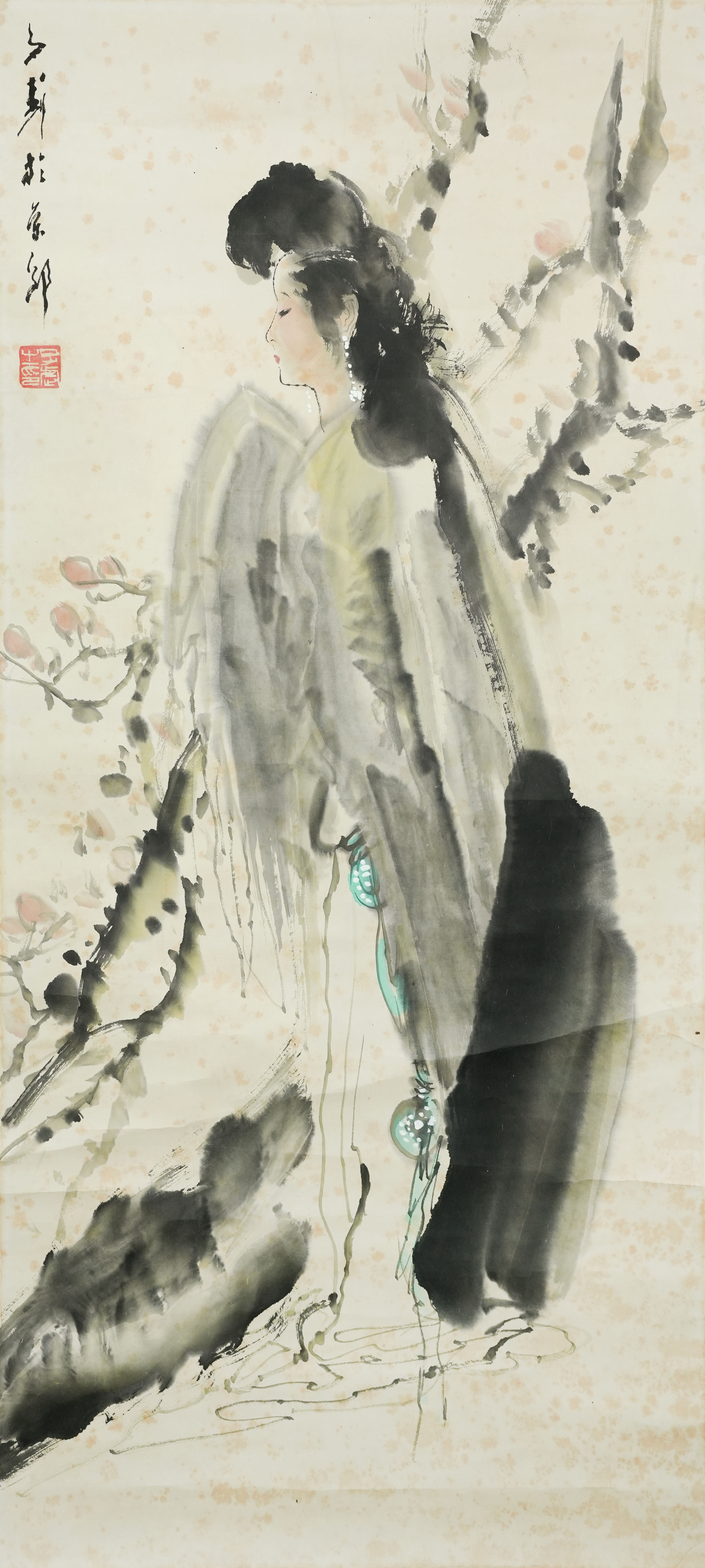 0306-倚梅仕女图-朱顺华.jpg